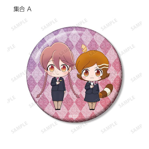 『アポカリプスホテル』トレーディング ちびキャラ ホテルモントレ制服&モーニングスタッフver. グリッター缶バッジ(単位/BOX)